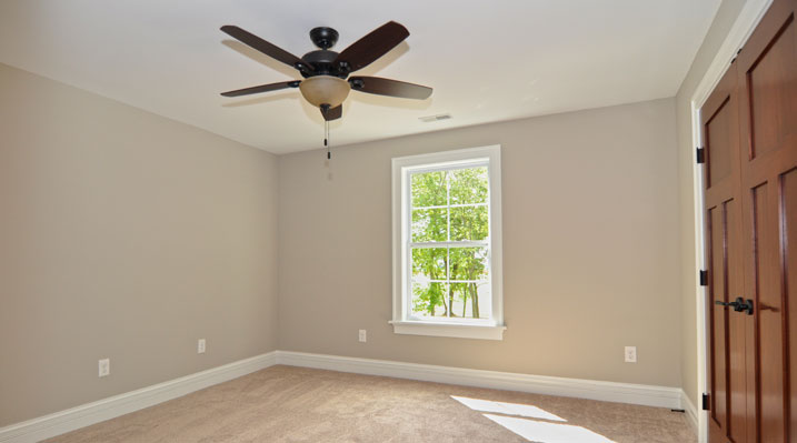 ICH Builders Mt. Sterling residence custom build another view of the upstairs bedroom with rear window